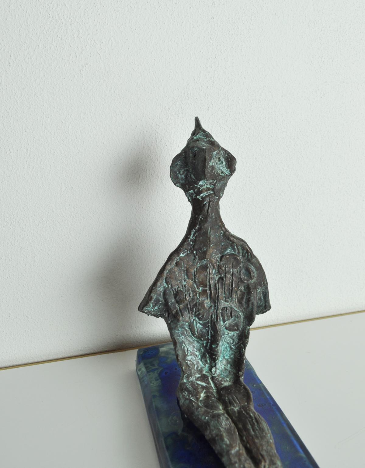 Carl-Henning Pedersen, beautiful patined copper Sculpture from the 1990s 3
