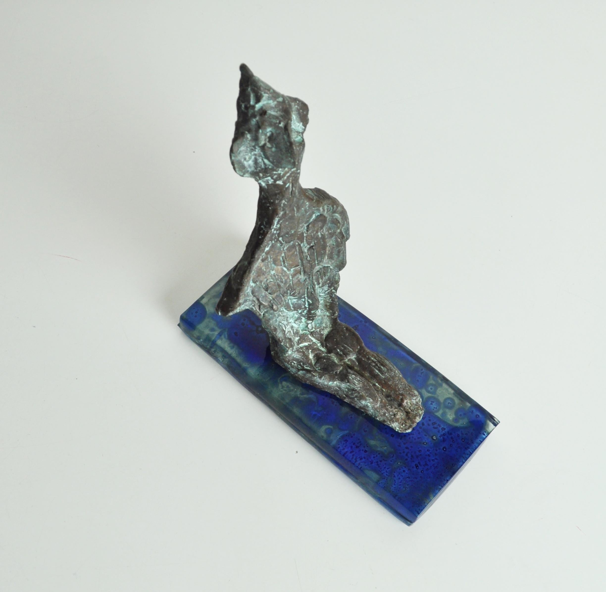Carl-Henning Pedersen, beautiful patined copper Sculpture from the 1990s 7