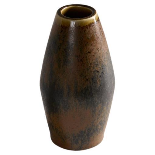 Carl-Henry Stalhane, Vaso smaltato marrone, Svezia, anni '60