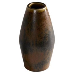 Carl-Henry Stalhane, Vaso smaltato marrone, Svezia, anni '60