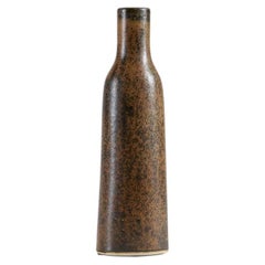 Carl-Henry Stalhane, Brown Glazed Vase, Sweden, 1960s
