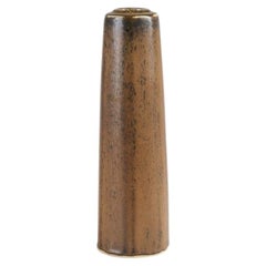 Carl-Henry Stalhane, Brown Glazed Vase, Sweden, 1960s