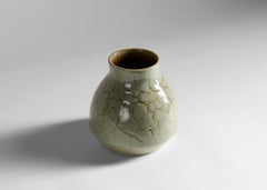 Carl-Henry Stalhane, Jarrón esmaltado verde, Suecia, años 60