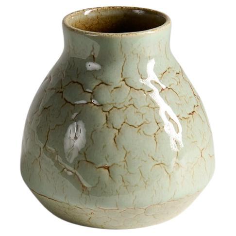 Carl-Henry Stalhane, Jarrón esmaltado verde, Suecia, años 60