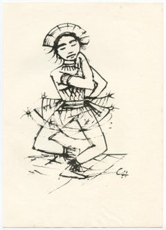 "Javanische Tanzerin" original lithograph