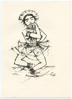 "Javanische Tanzerin" litografía original