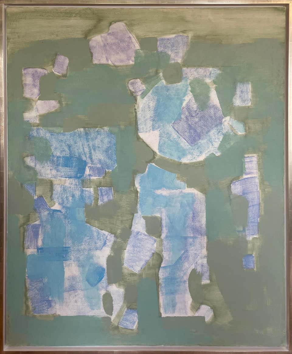 Blue and Green Summer Abstract