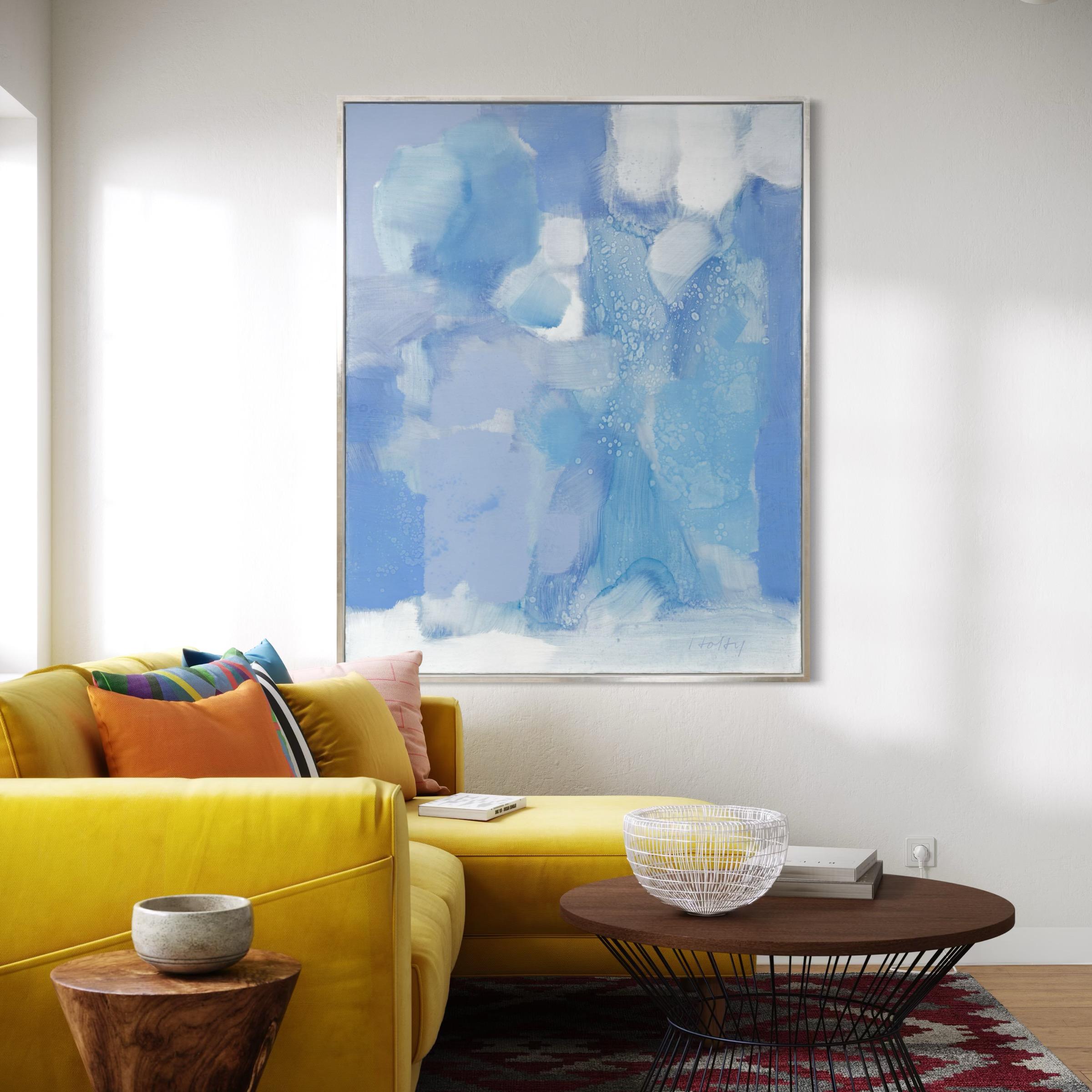 A. Winter Lichter – Painting von Carl Holty