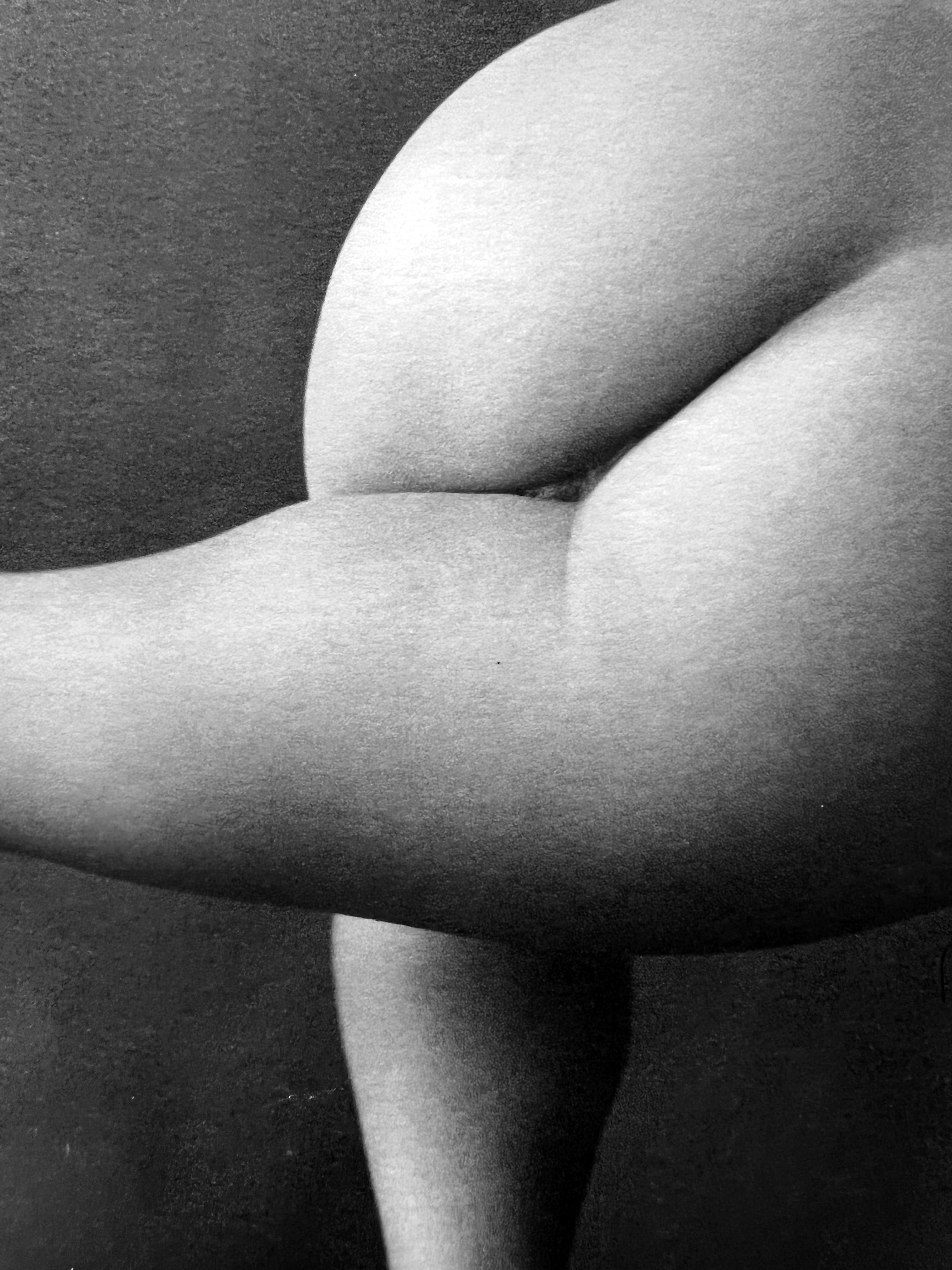 Aktfotografie #61, Abstrakte Fotografie mit Platindruck und weiblichem Akt  – Photograph von Carl Hyatt