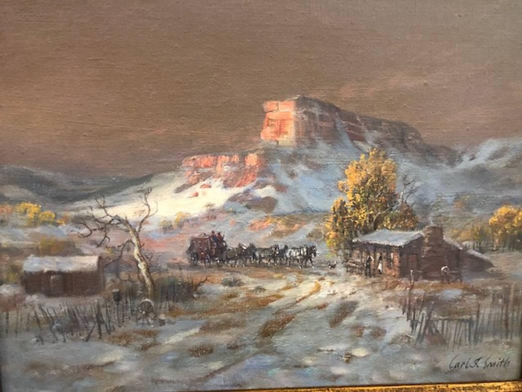 Carl J. Smith Öl auf Leinwand (amerikanisch)