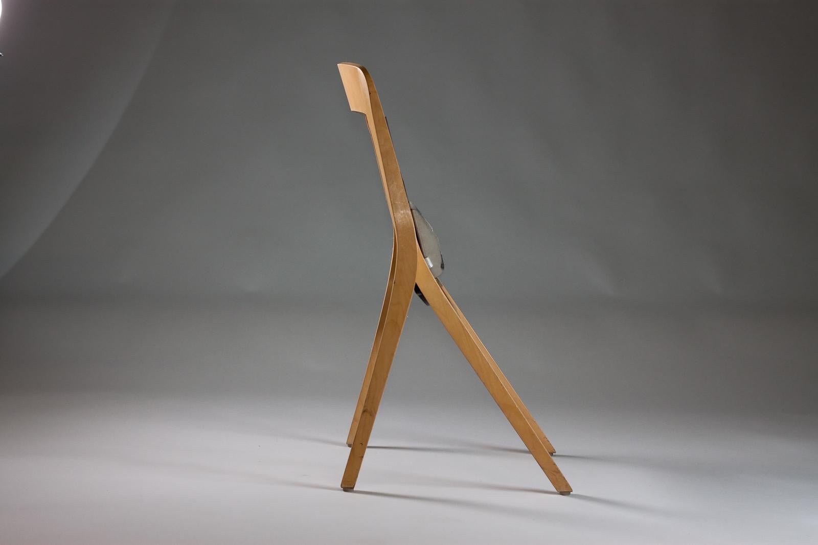 Finnish Carl-Johan Boman, 1960's folding chairs (4 sets of 4 pcs), Schaumann, FInland For Sale