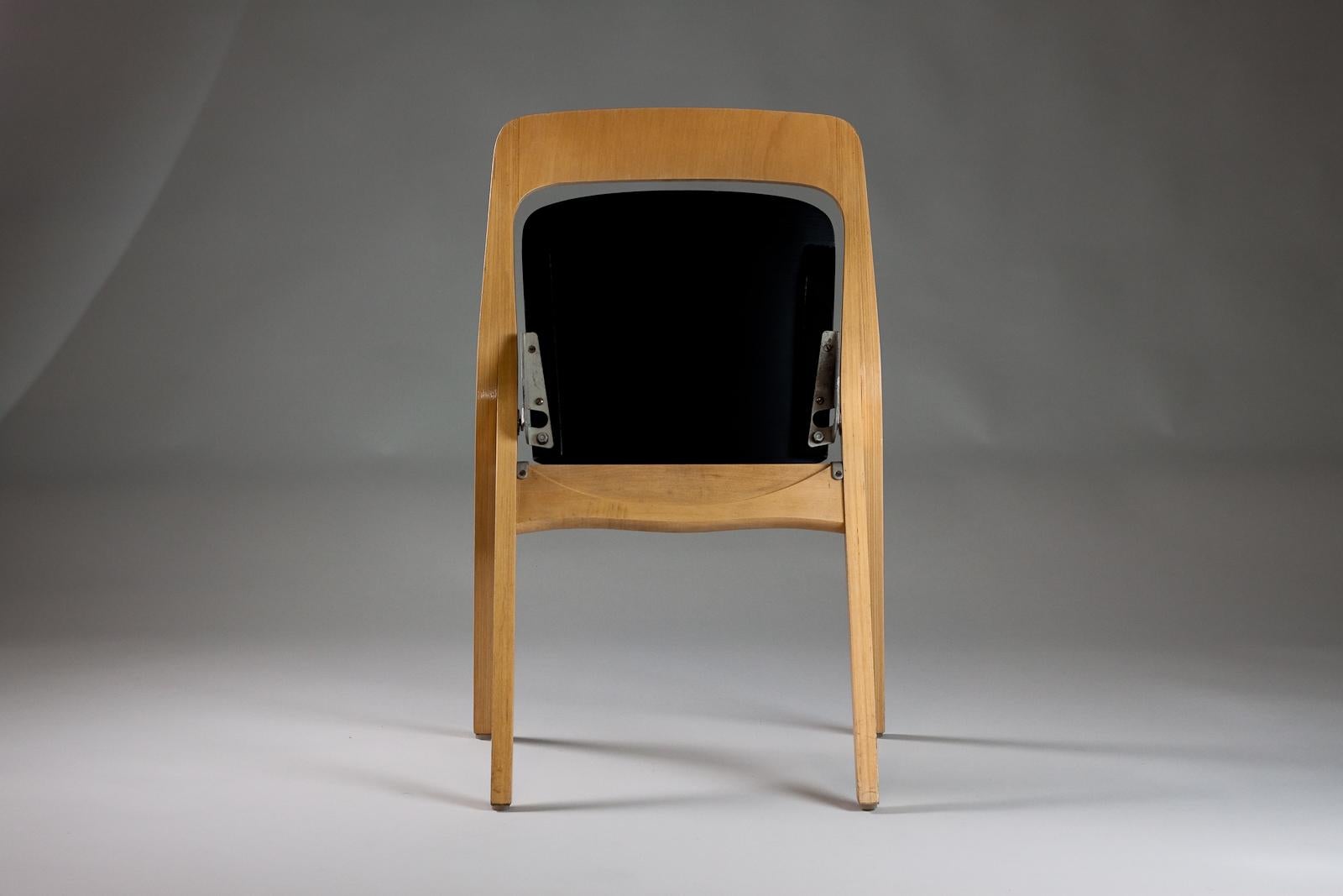 20th Century Carl-Johan Boman, 1960's folding chairs (4 sets of 4 pcs), Schaumann, FInland For Sale