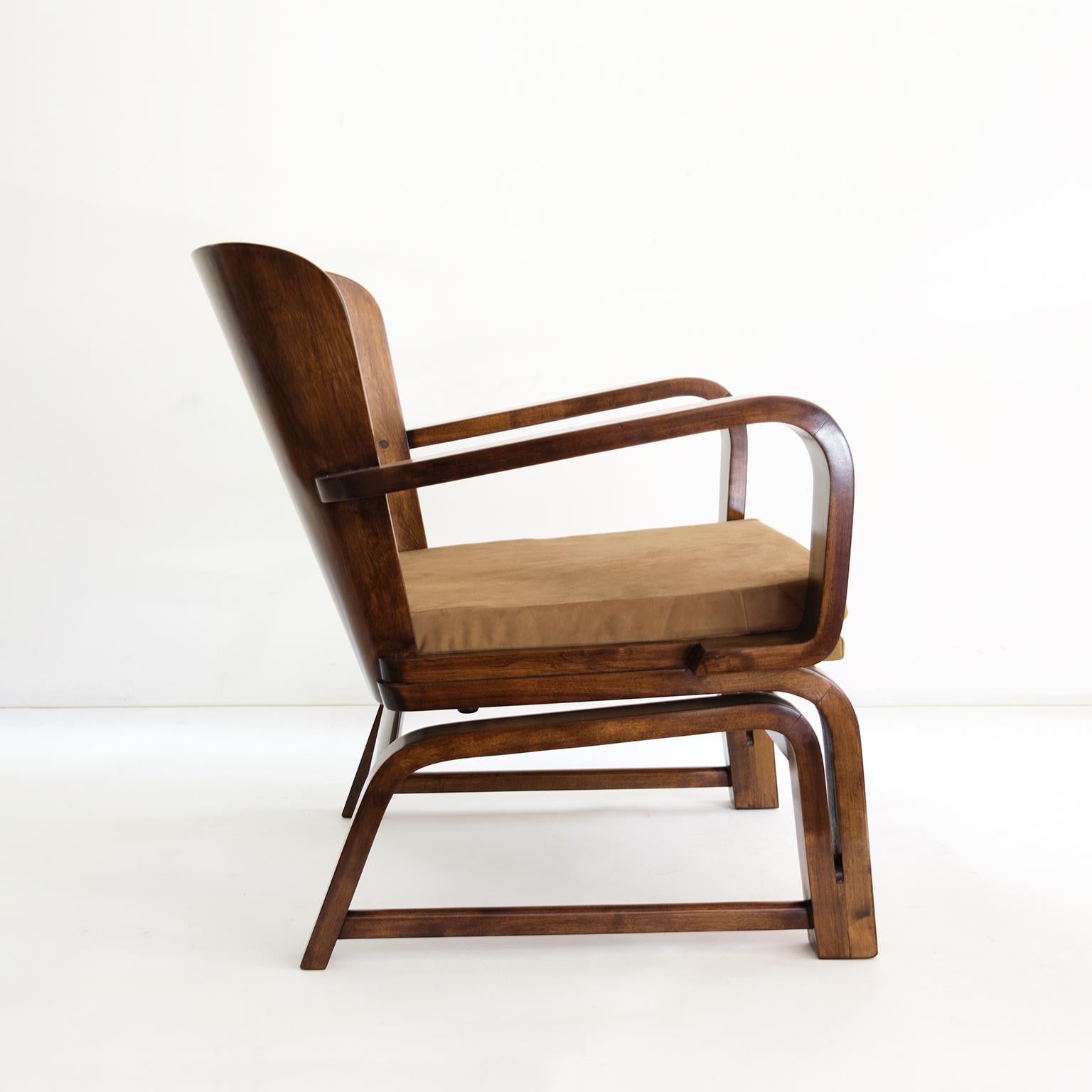 Scandinave moderne Exceptionnelle « chaise exceptionnelle » de Carl-Johan Bowman, vers 1930, fabriquée pour N. Bomanin en vente