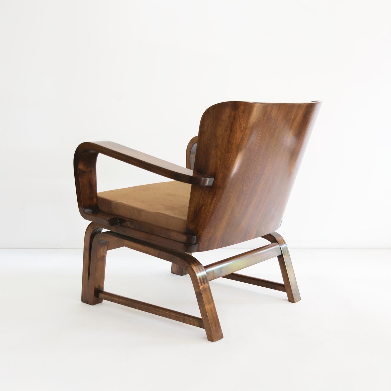 Exceptionnelle « chaise exceptionnelle » de Carl-Johan Bowman, vers 1930, fabriquée pour N. Bomanin Bon état - En vente à New York, NY