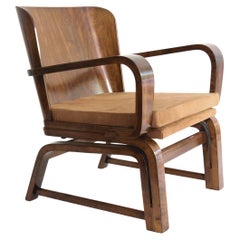 Carl-Johan Bowman Excepcional "Silla Fexible", circa 1930 Fabricada para N. Bomanin