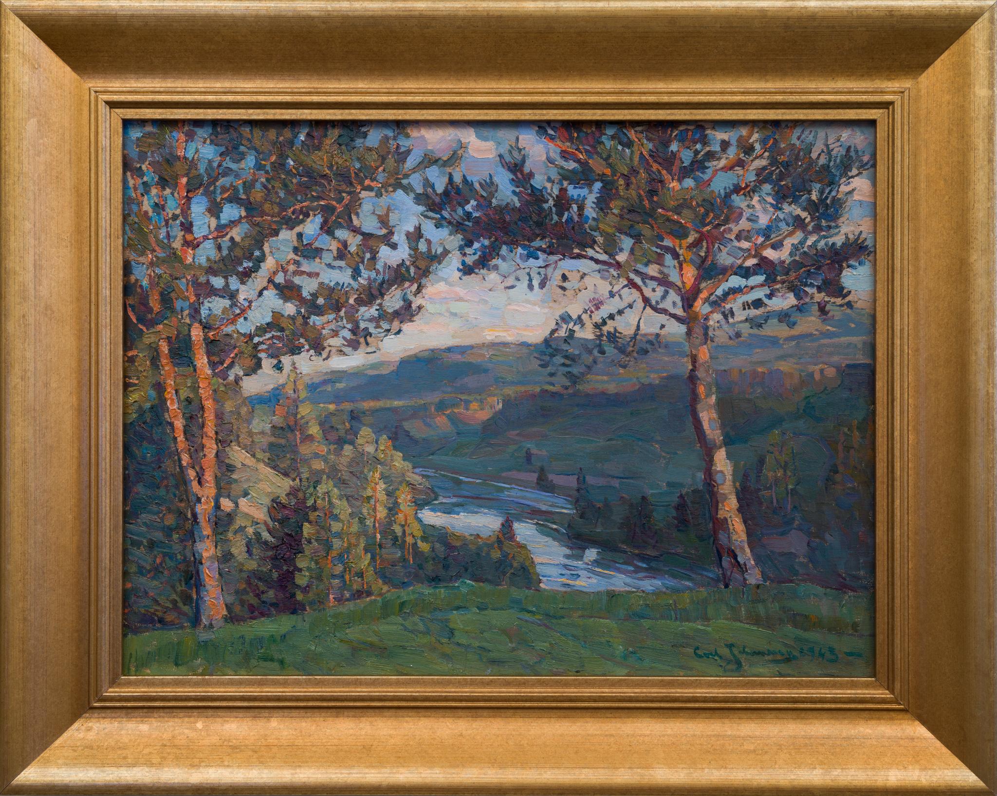 A Tranquil Landscape View, 1943 by "Ultramarine Johansson"