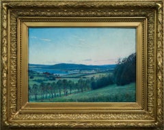An Early Painting by Swedish Artist Carl Johansson Called A Northern Landscape