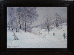 Paesaggio invernale da Björksätra, Stoccolma, 1885