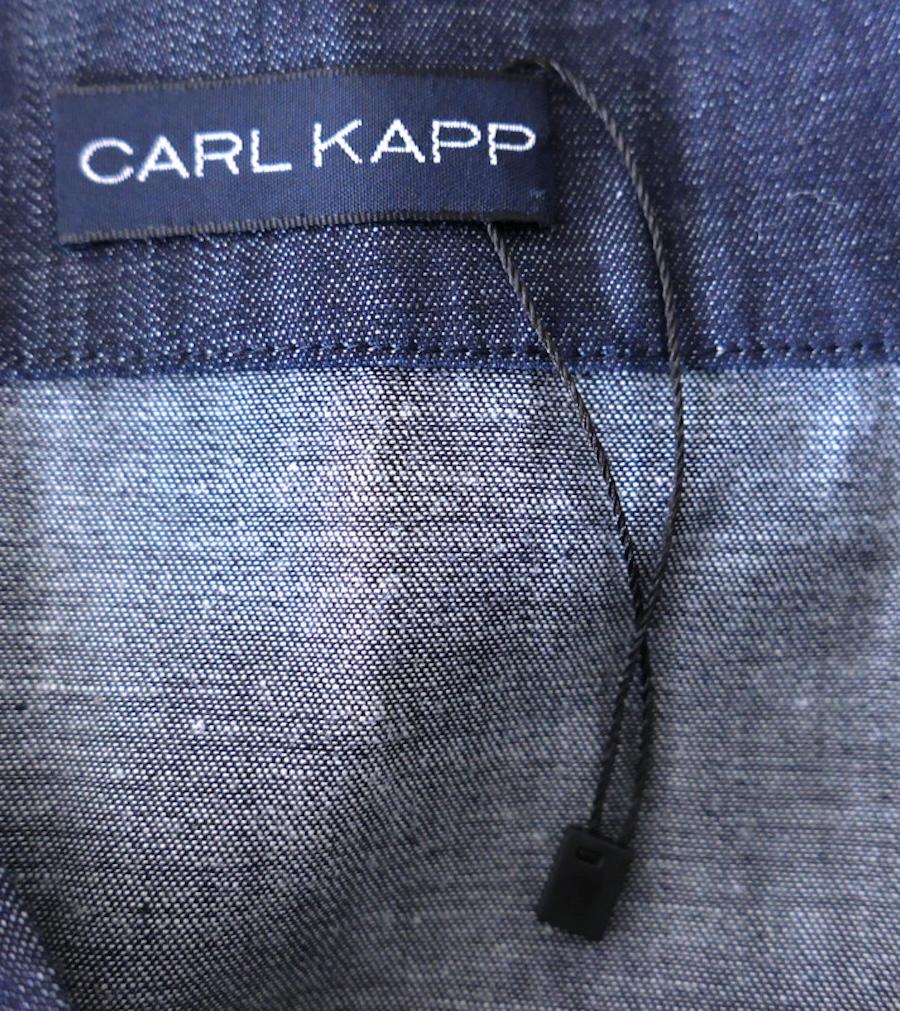 Noir Robe chemise longue en denim Blackthorn Carl Kapp en vente