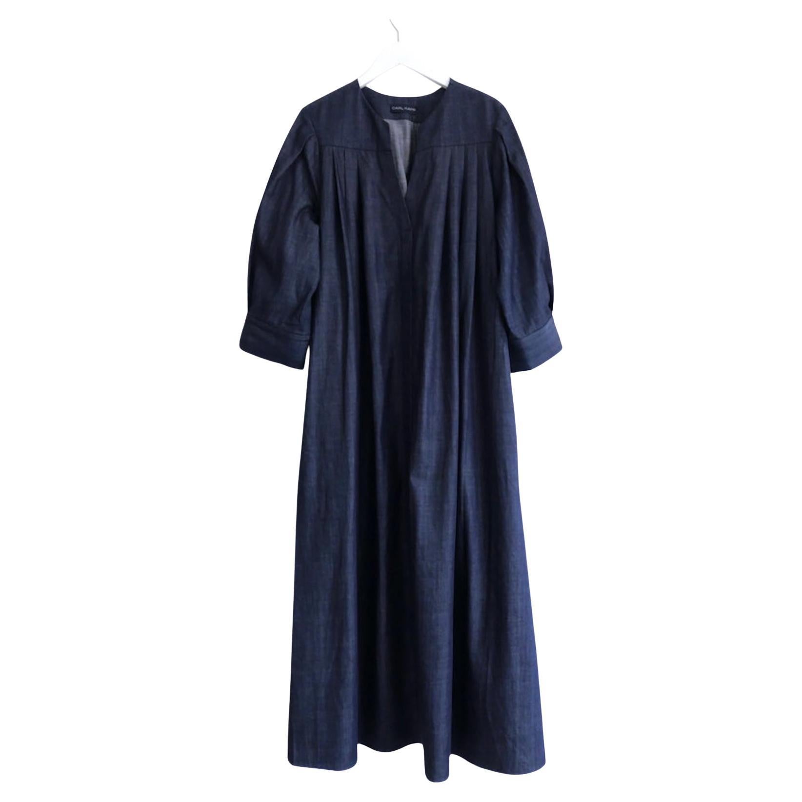 Robe chemise longue en denim Blackthorn Carl Kapp en vente