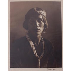 Carl (Karl) Everton Moon (estadounidense, 1878-1948) Retrato de Hostin Nez. (Navajo)