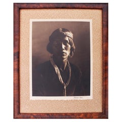 Carl (Karl) Everton Moon (American, 1878-1948) Portrait of Hostin Nez. (Navajo)