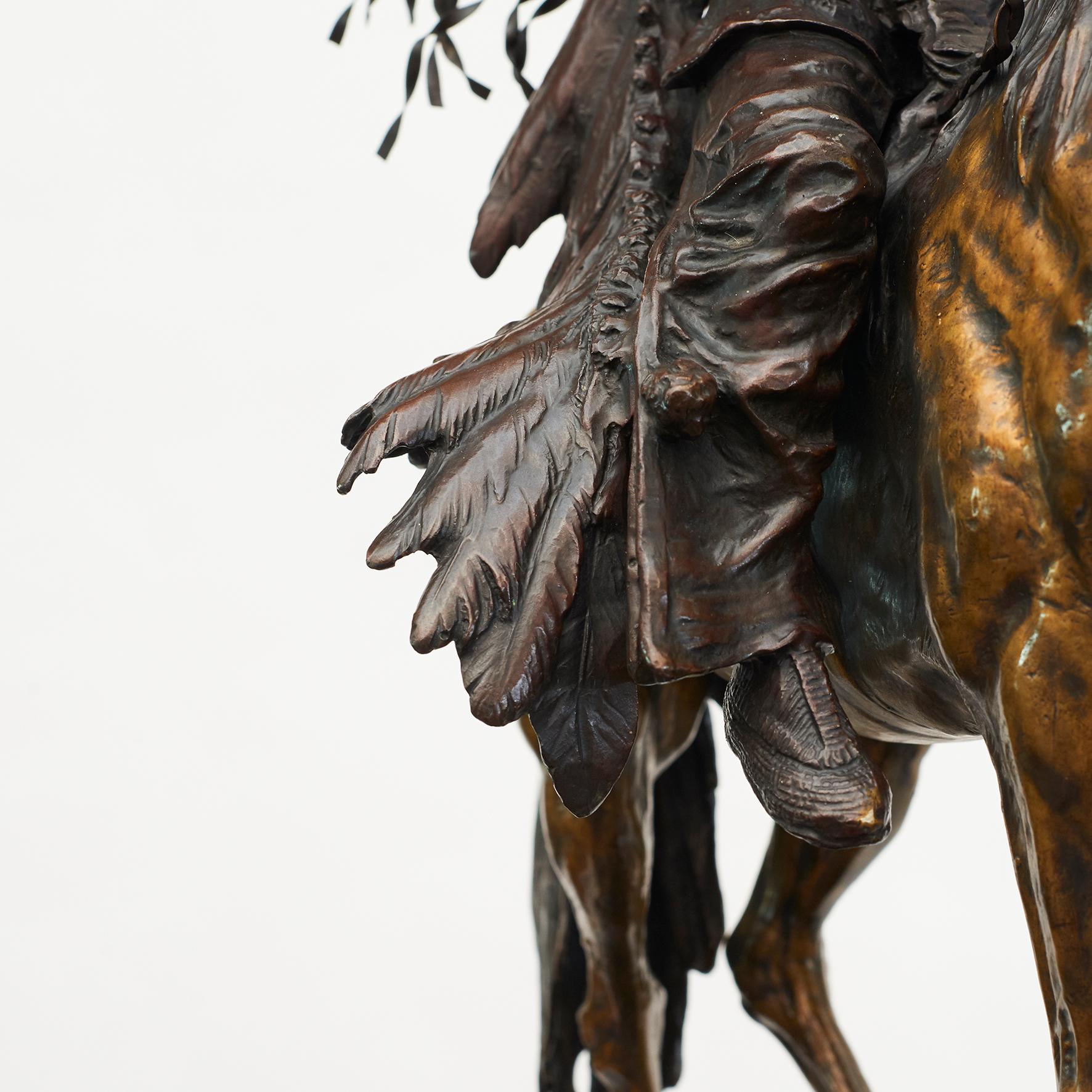 Patinated Carl Kauba Bronze Sculpture, 