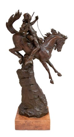 Sculpture en bronze patiné «esperado » de Carl Kauba