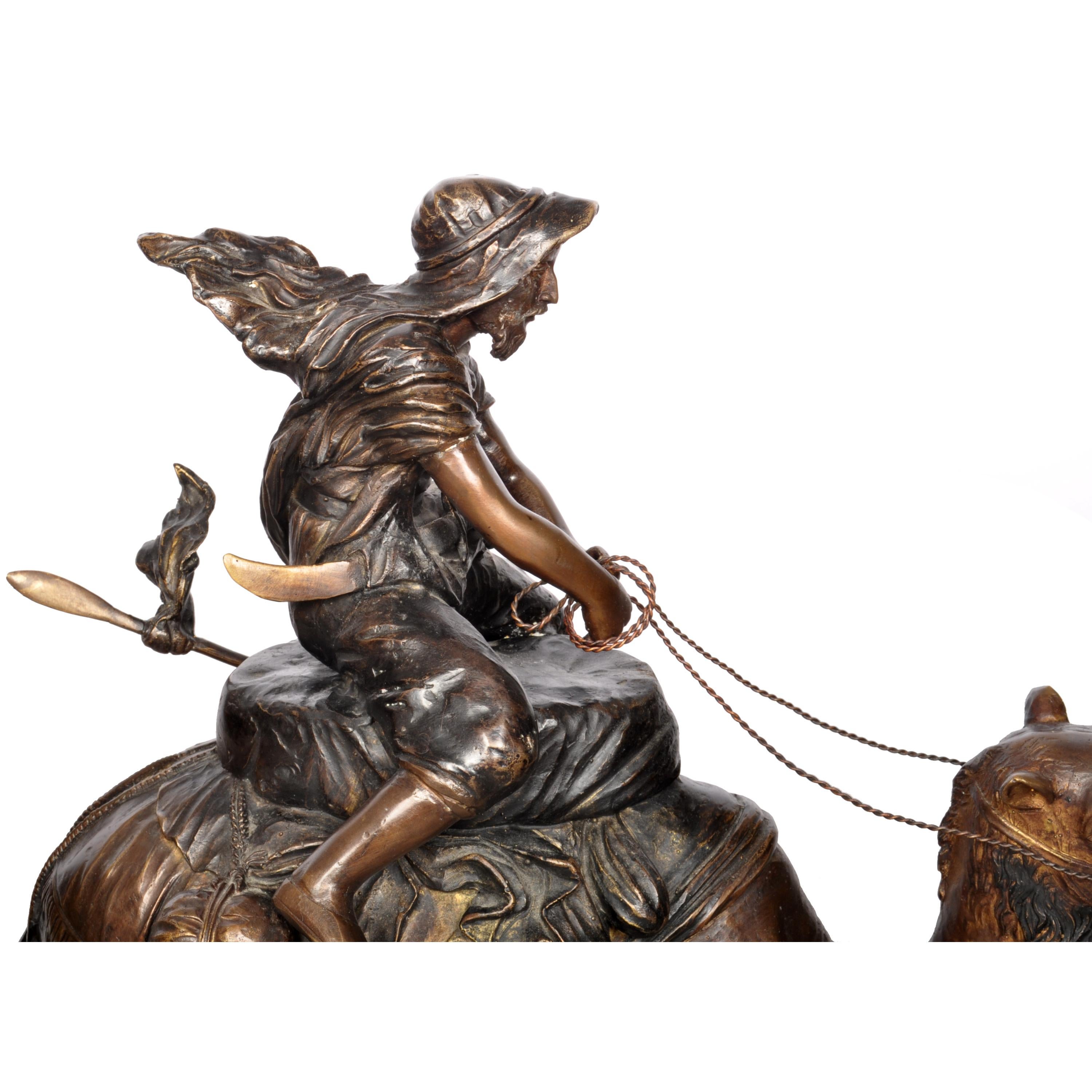Large Antique Vienna Bronze Orientalist Camel Rider Statue Sculpture Carl Kauba  For Sale 5
