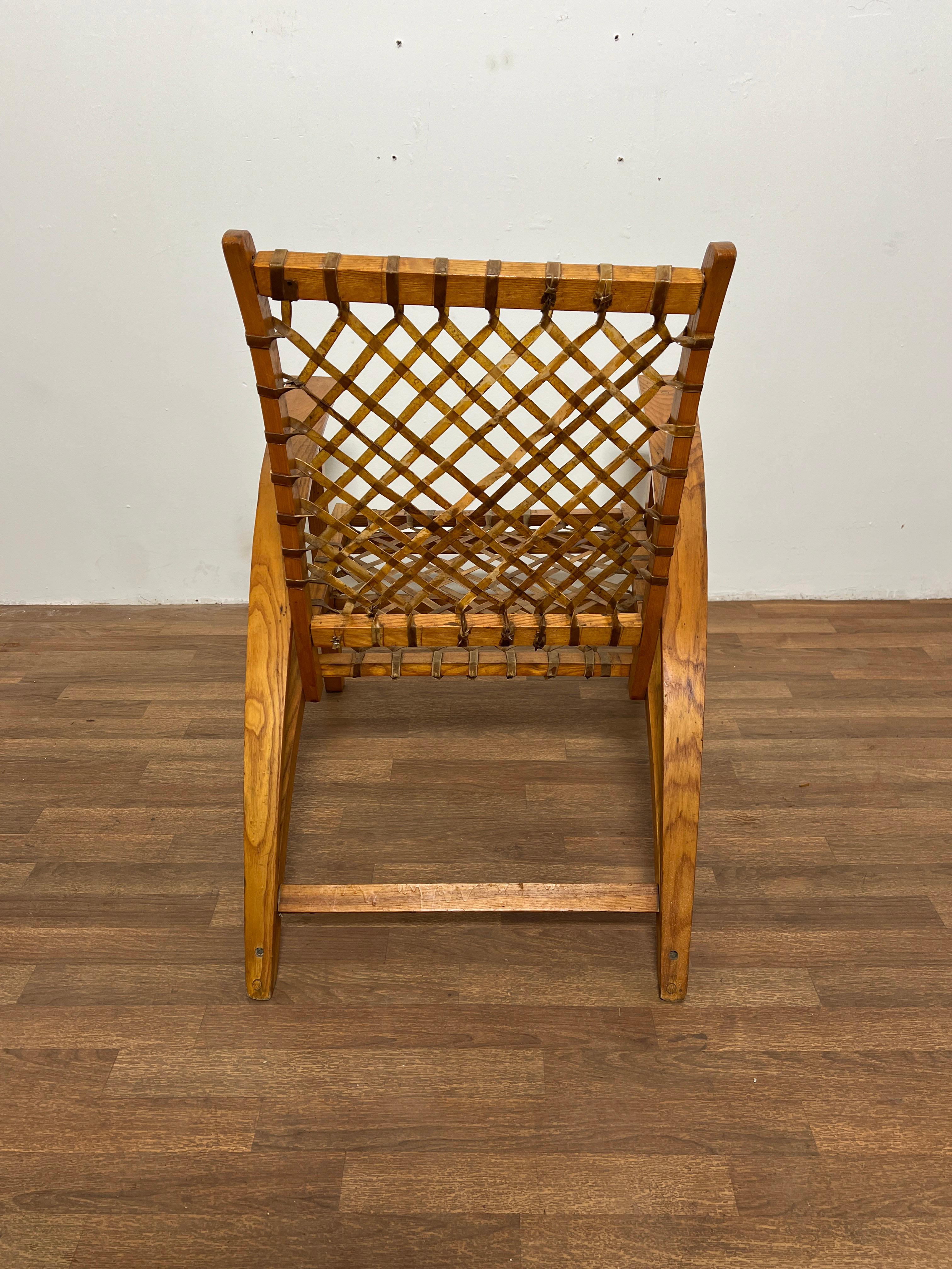 American Carl Koch for Vermont Tubbs Sno Shu Chair, Circa 1950s For Sale