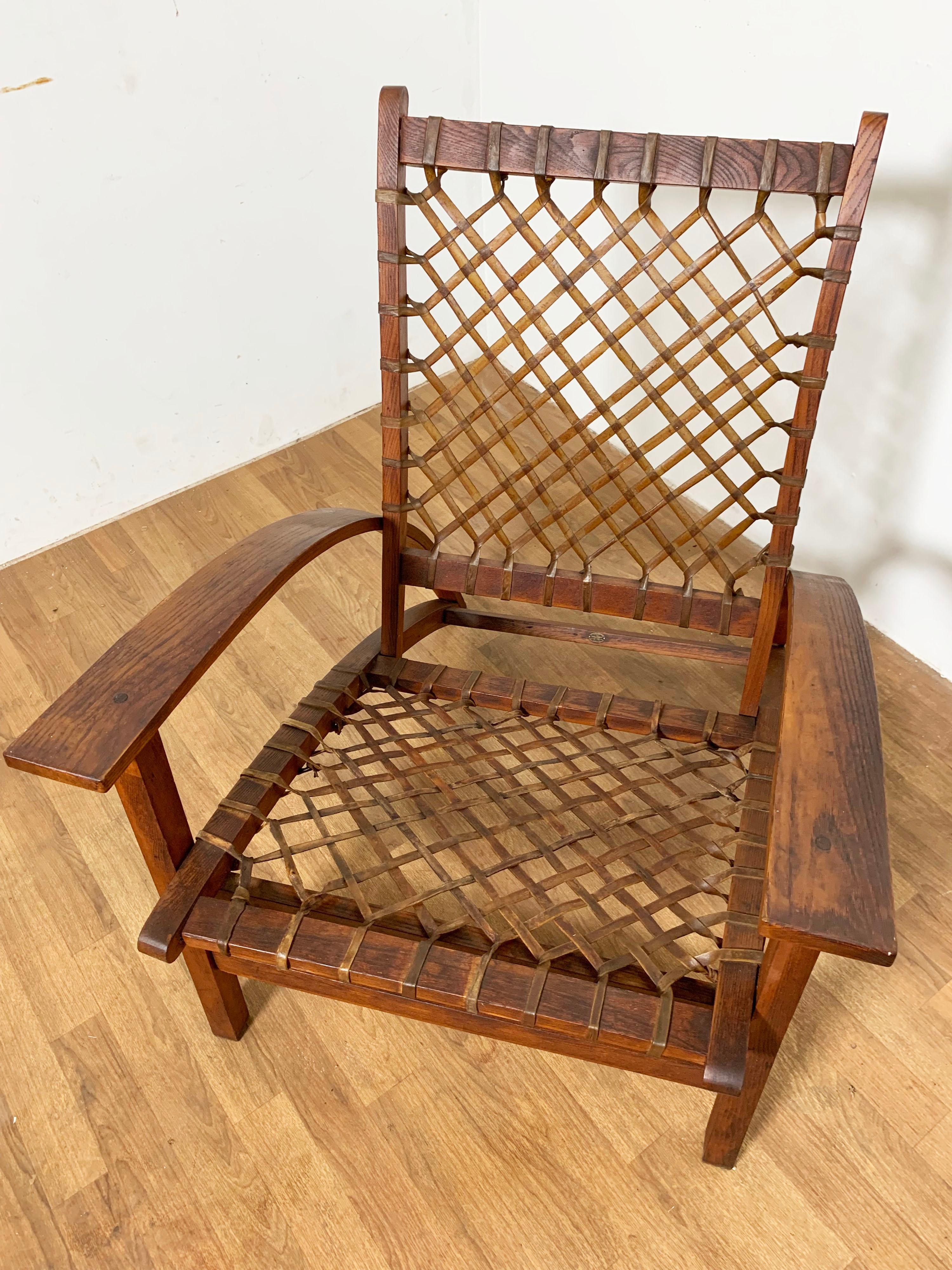 Carl Koch for Vermont Tubbs Sno Shu Chair, Circa 1950s For Sale at