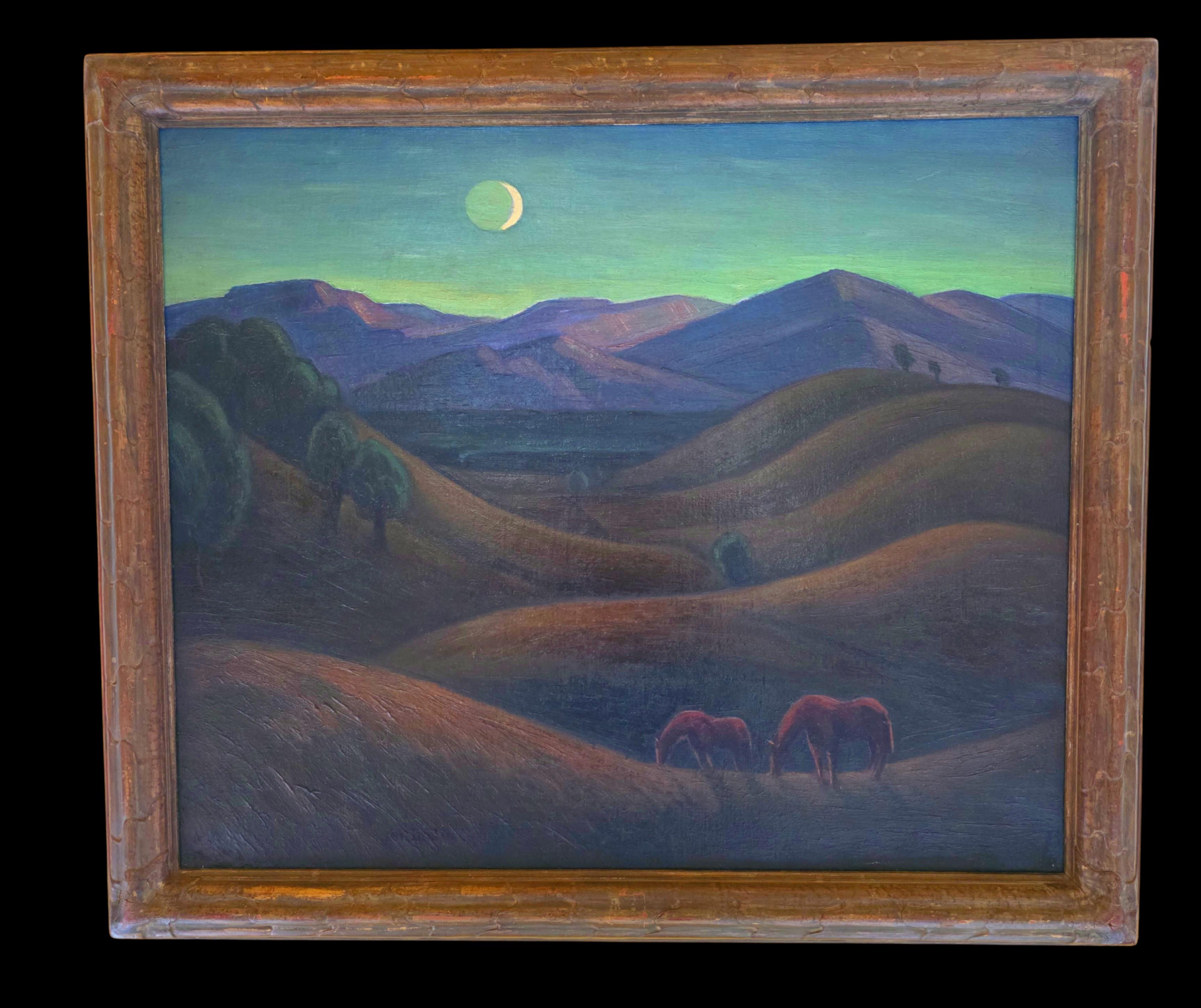 Ojai, California - Painting by Carl Lindin