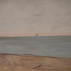 Carl Ludvig Thilson Locher Painting “Skagen Coast” Oil on canvas, around 1910