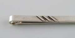 Carl M. Cohr, Denmark, Art Deco Tie Pin in Silver, 1920s / 30s