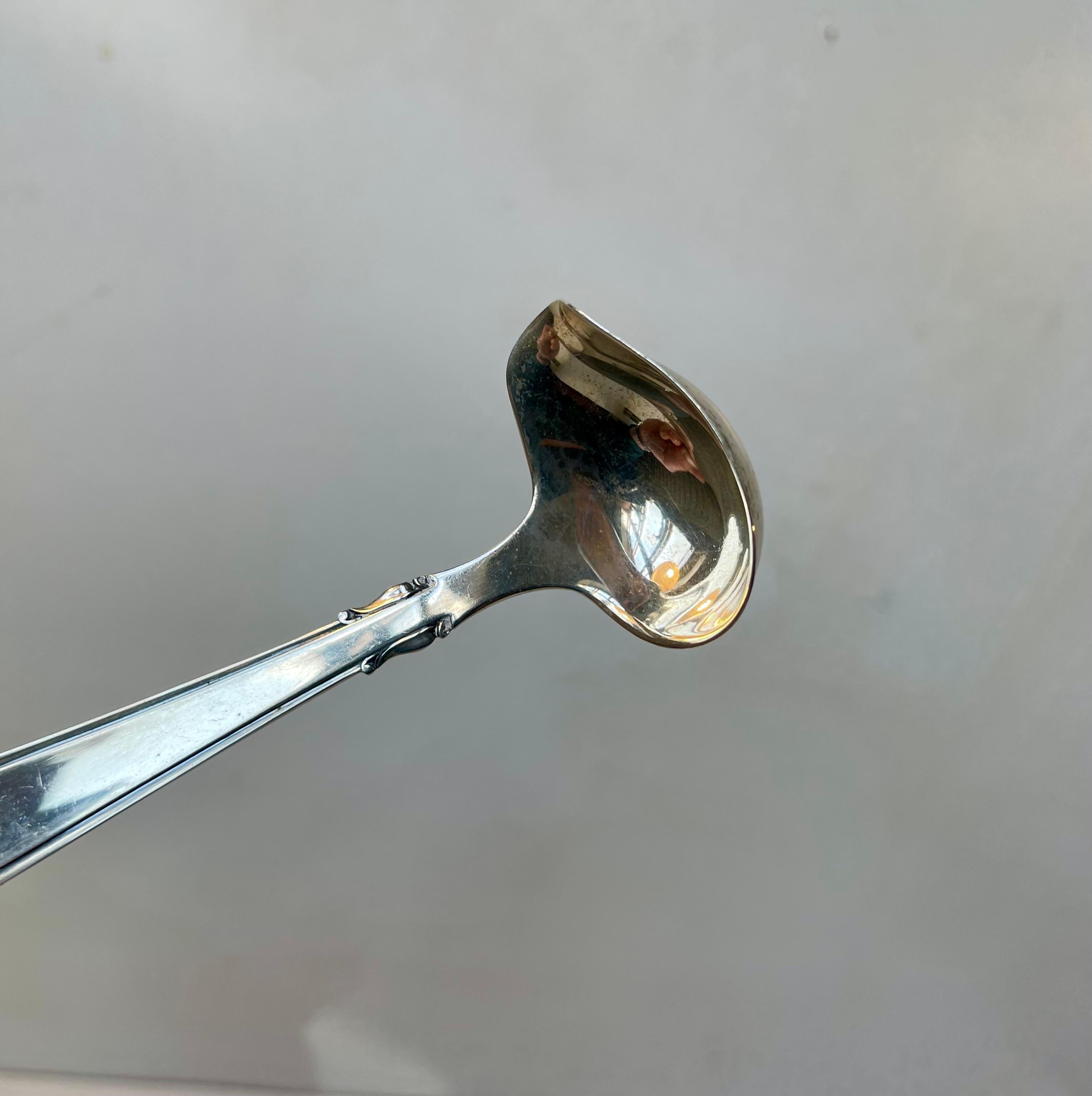 Carl M. Cohr Elite Forchette e Cucchiai da Torta e Caffè in Argento, Set di 25 pezzi In condizioni buone in vendita a Esbjerg, DK