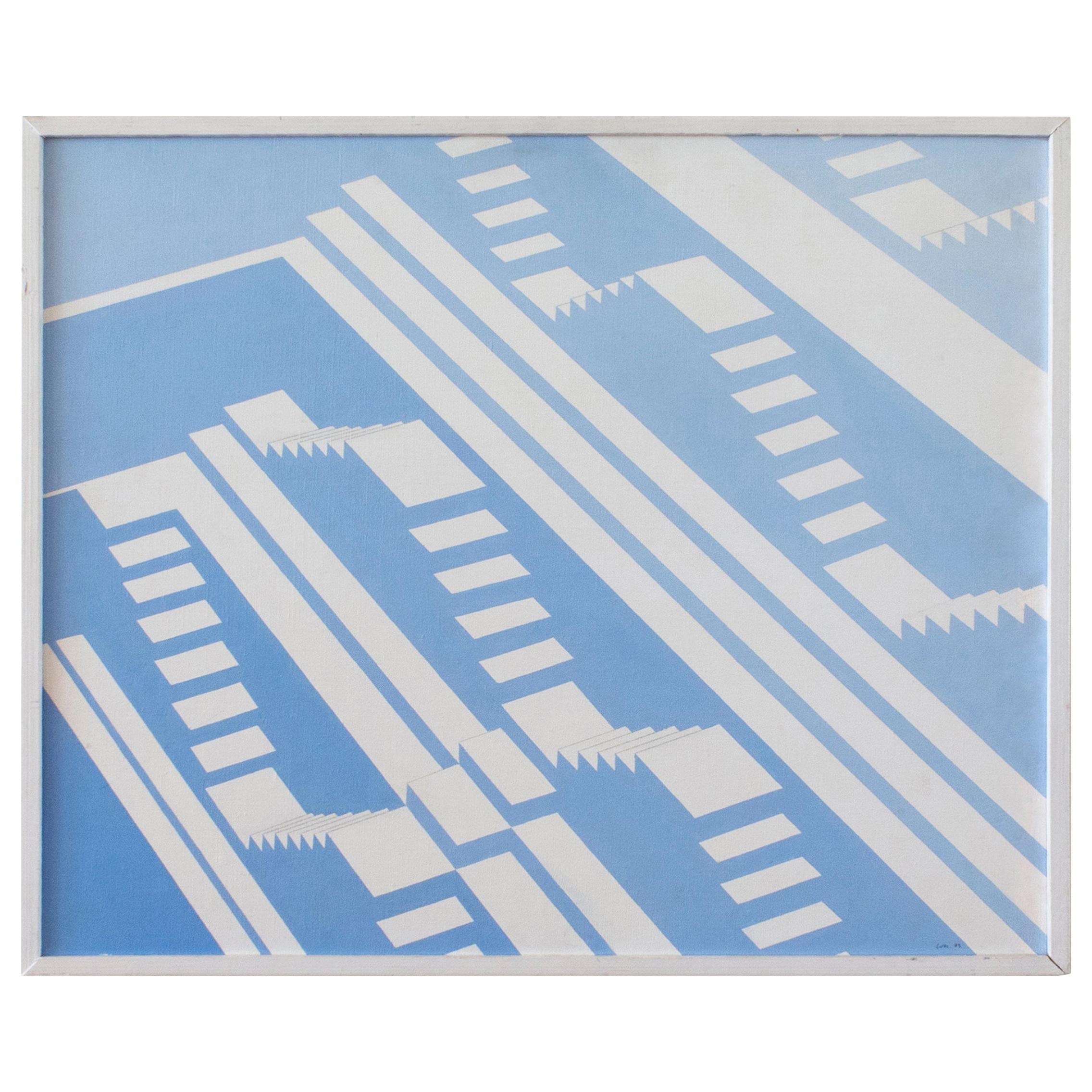 Huile sur toile de Carl Magnus, 1973 en vente