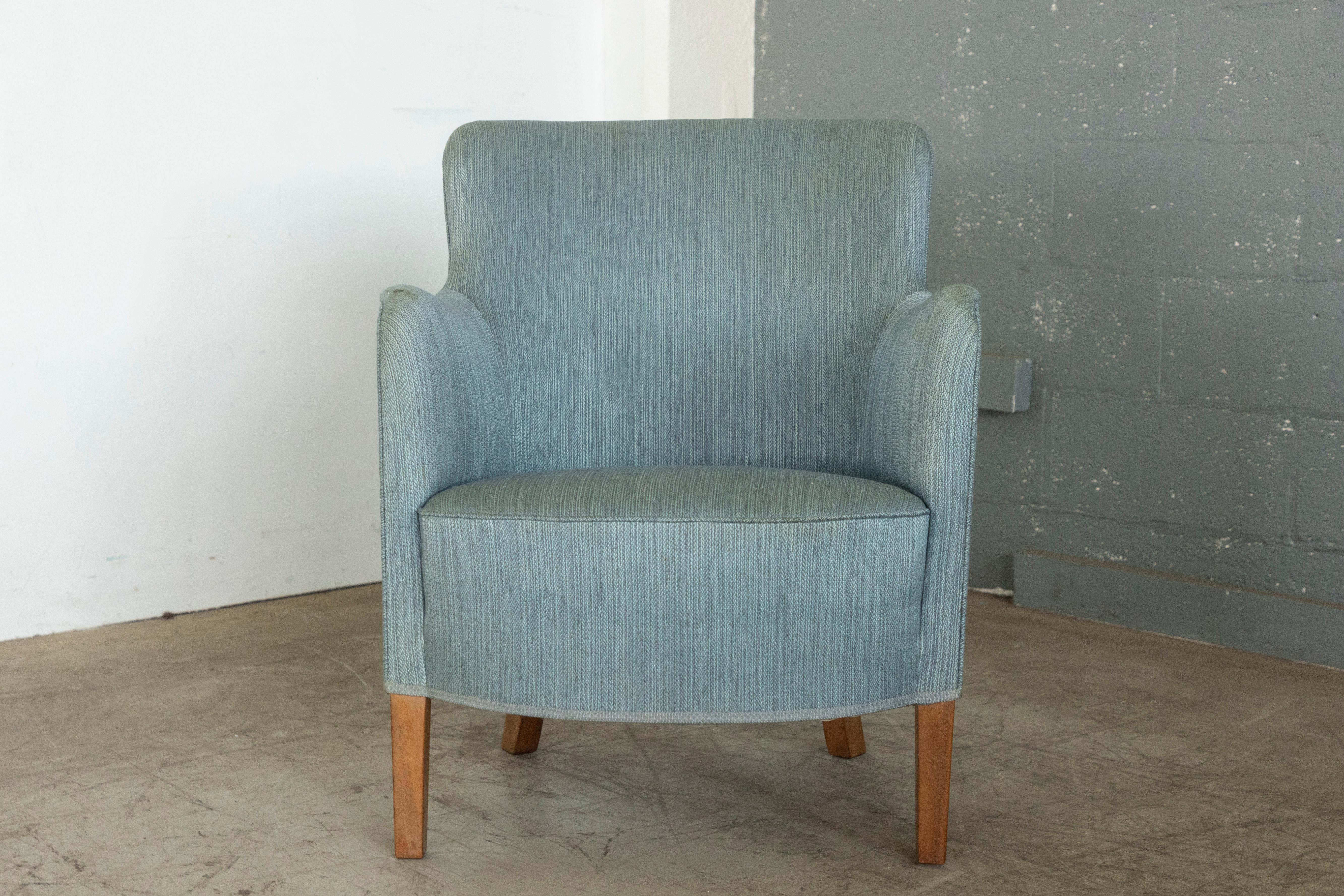 Mid-Century Modern Carl Malmsten 1950s Lounge Chairs Model Samsas for O.H. Sjögren