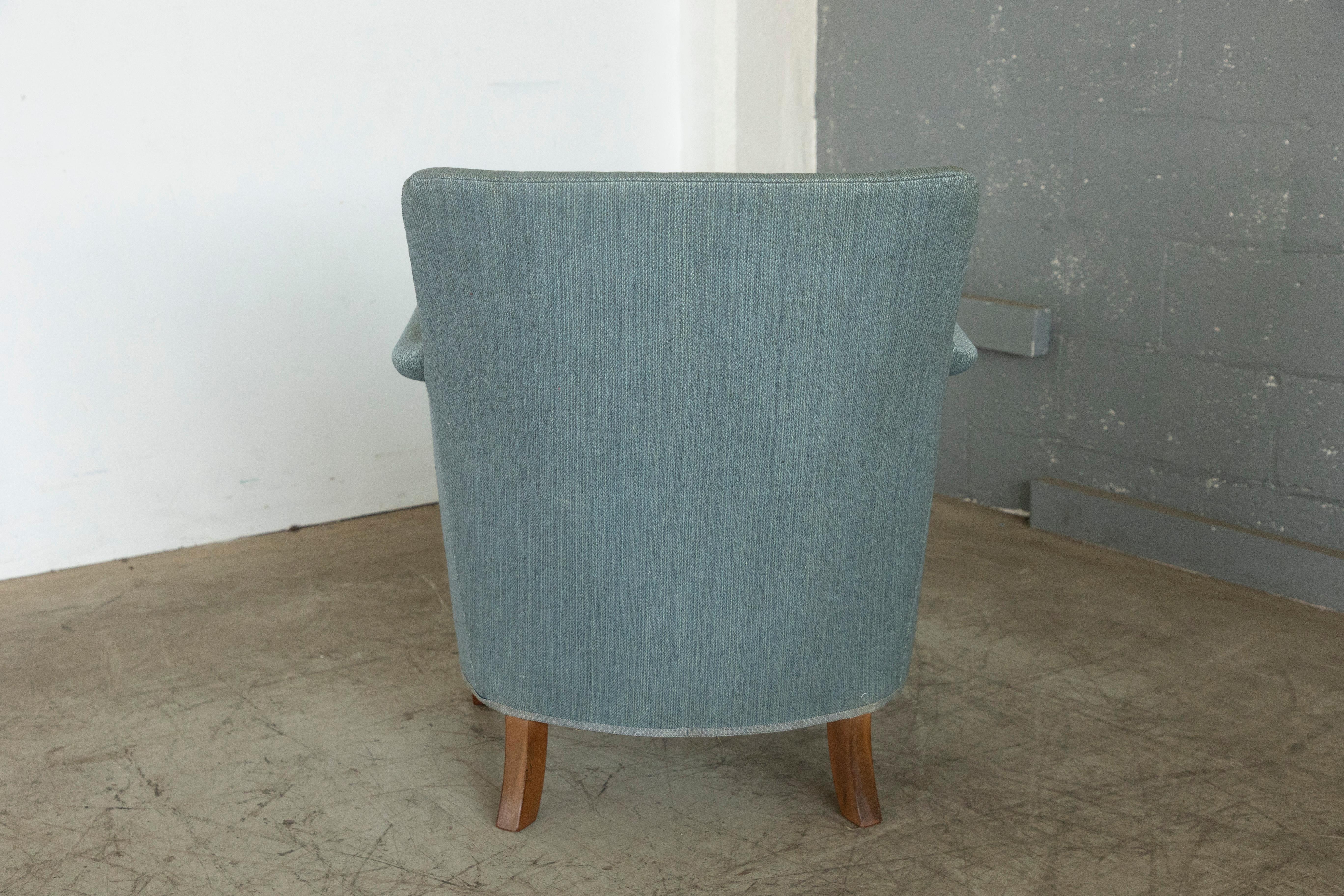 Mid-20th Century Carl Malmsten 1950s Lounge Chairs Model Samsas for O.H. Sjögren