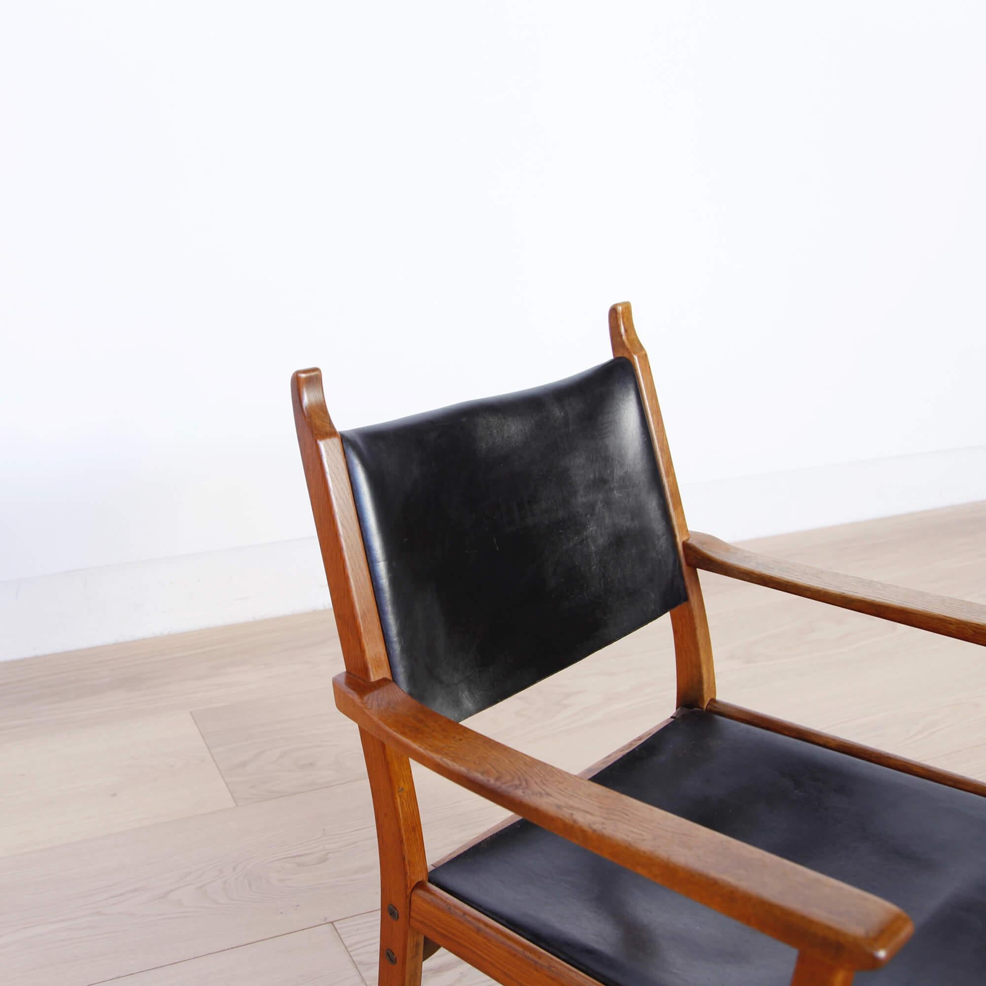 Leather Carl Malmsten and Yngve Ekström Pair of 