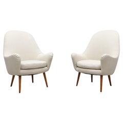 Carl Malmsten 'Attr' Swedish Lounge Chairs