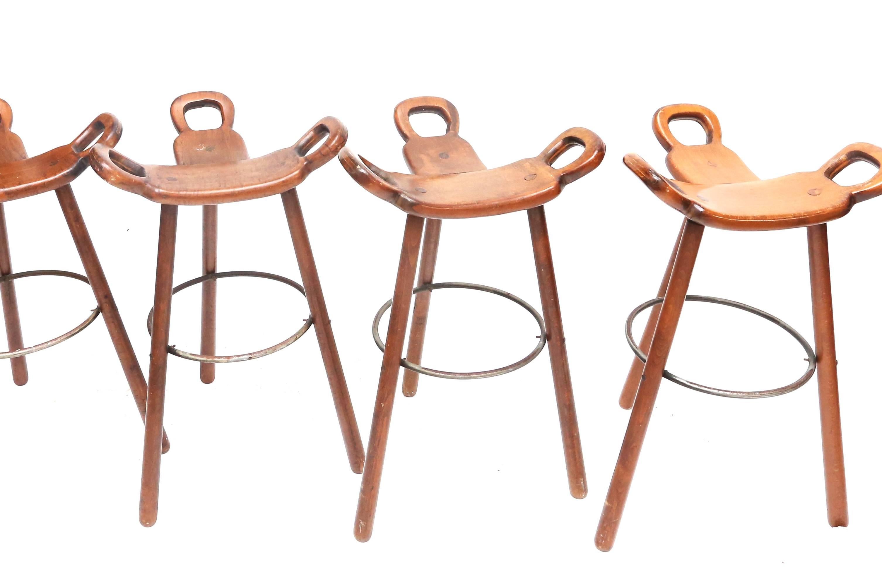 Mid-Century Modern Carl Malmsten Bar Stools, 1950s