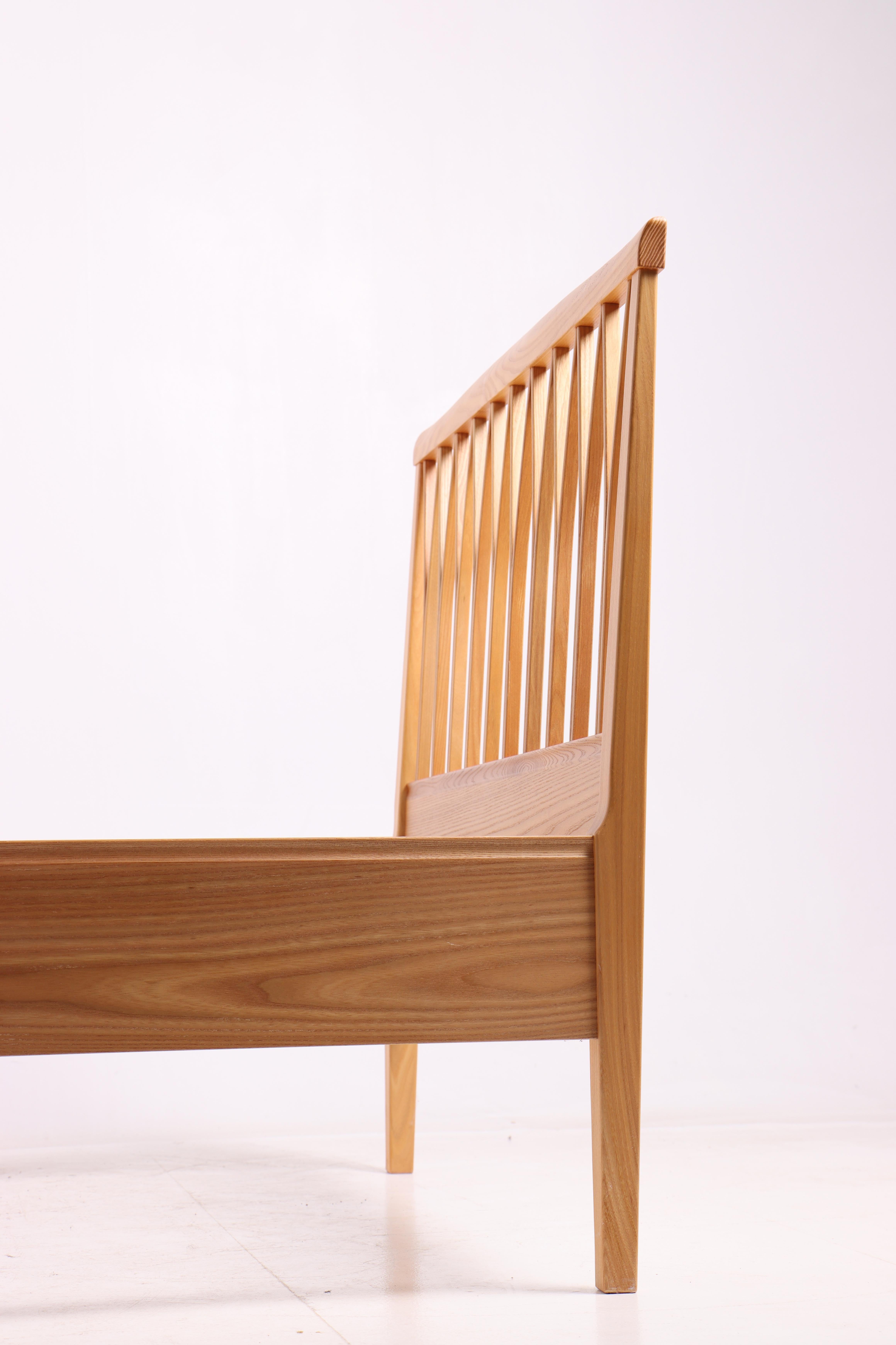 Mid-Century Modern Carl Malmsten Bed in Ash wood, Model 