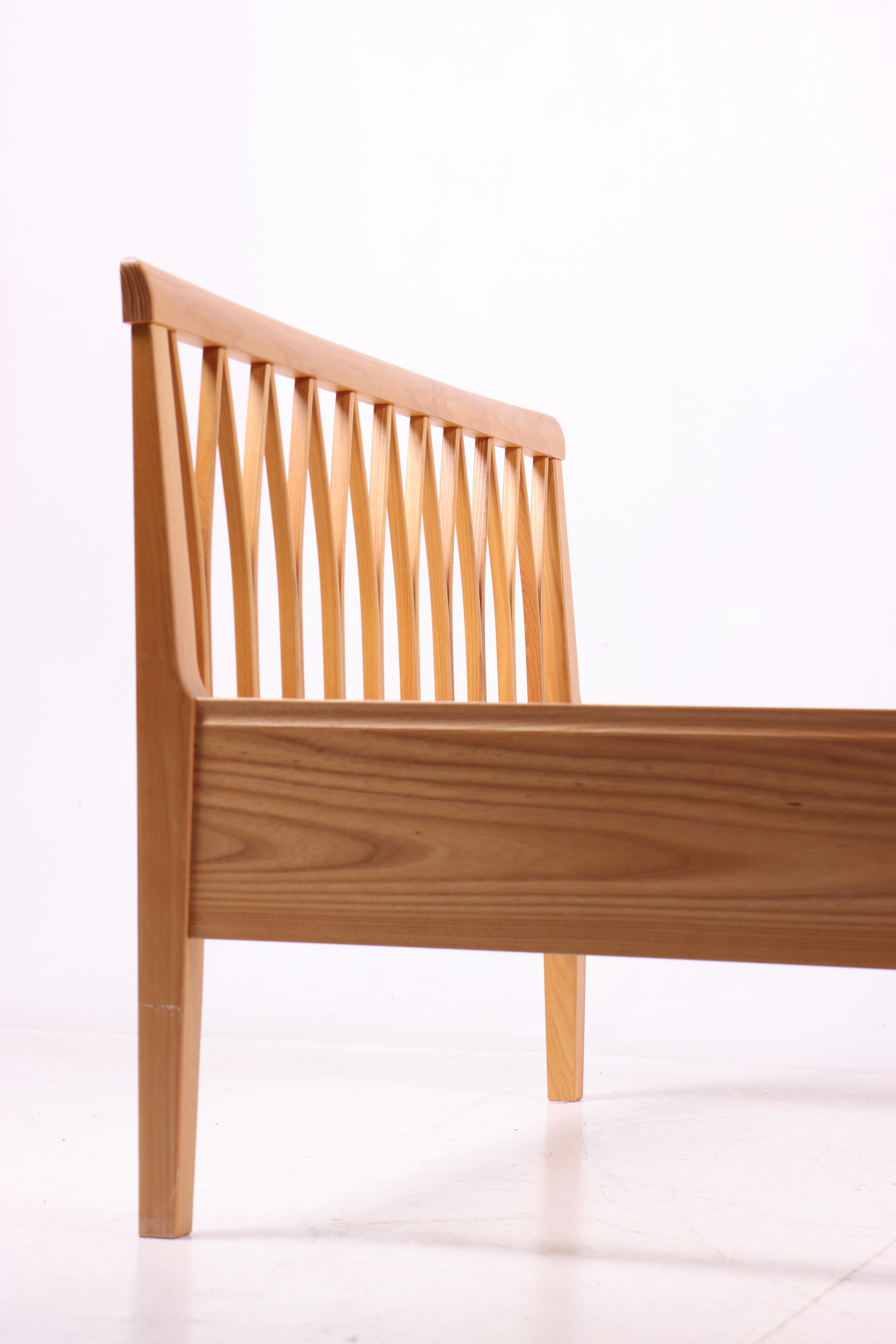 Swedish Carl Malmsten Bed in Ash wood, Model 