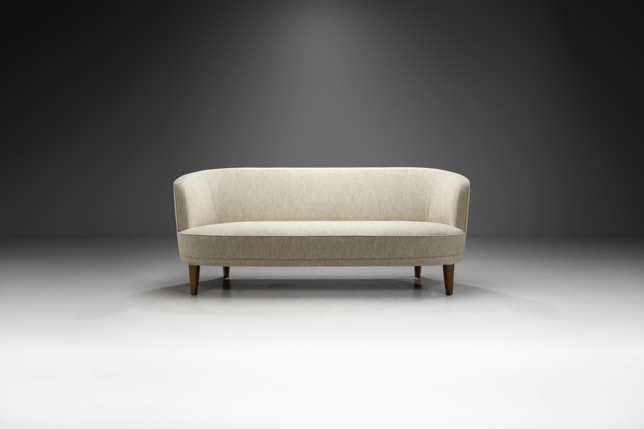Carl Malmsten „Berlin“ Dreisitzer-Sofa, Schweden 1960er Jahre (Skandinavische Moderne) im Angebot