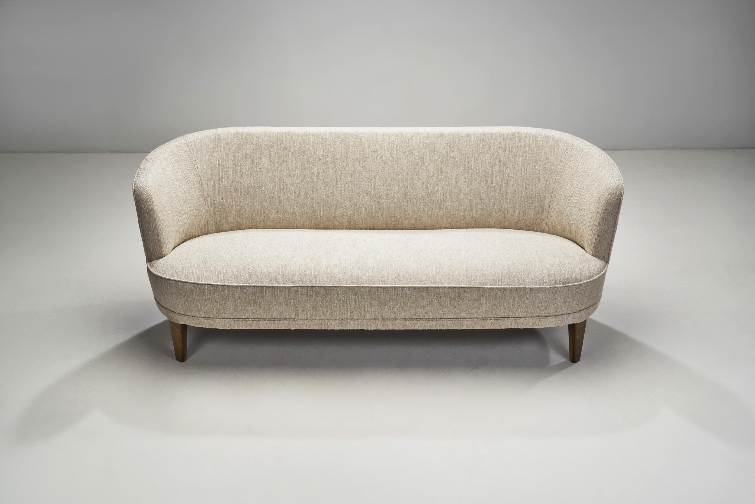 Carl Malmsten „Berlin“ Dreisitzer-Sofa, Schweden 1960er Jahre (Mitte des 20. Jahrhunderts) im Angebot