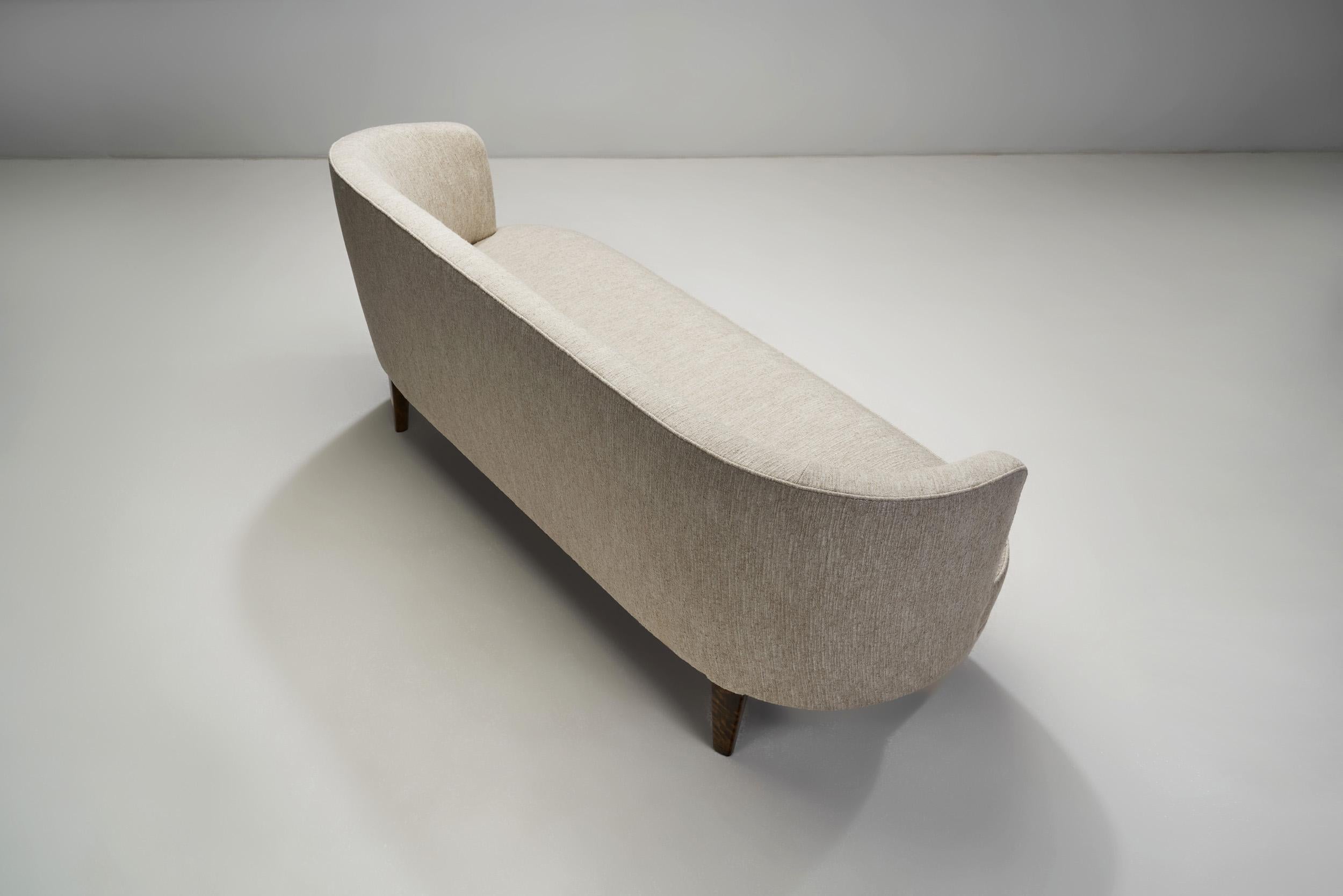 Tissu Canapé trois places Berlin de Carl Malmsten, Suède, années 1960 en vente