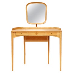 Retro Carl Malmsten Birgitta Dressing Table, Oak