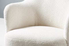 Carl Malmsten Boucle Samsas Lounge Chair, 1950s