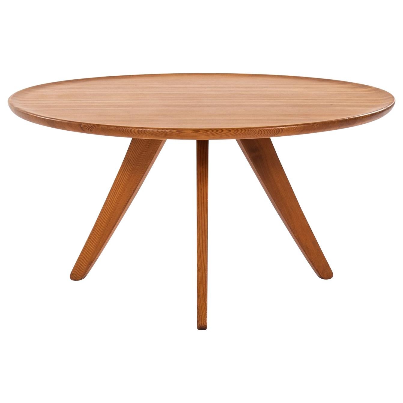 Carl Malmsten Coffee Table Produced by Svensk Fur in Sweden For Sale