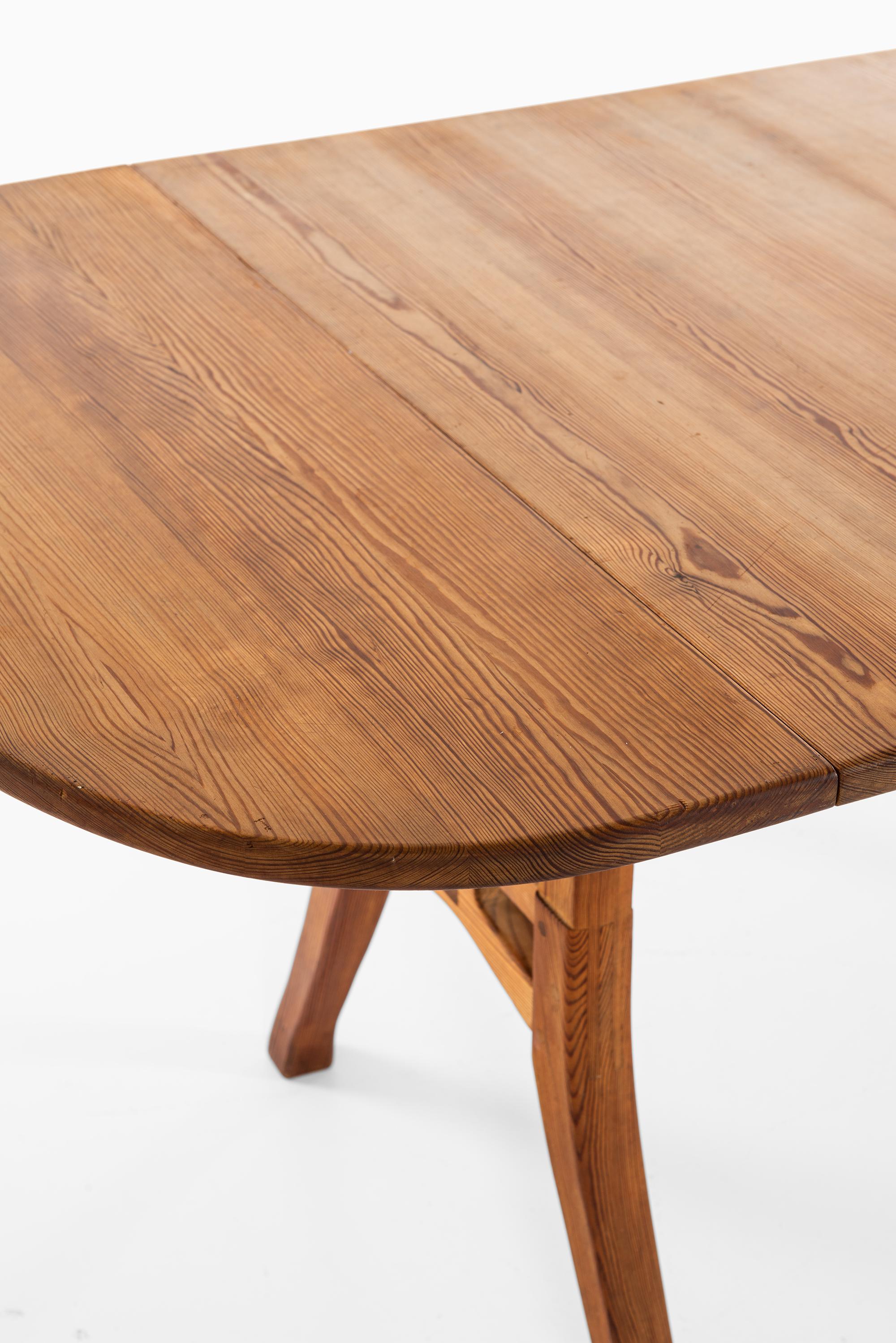 Scandinavian Modern Carl Malmsten Dining Table by Karl Andersson & Söner in Sweden